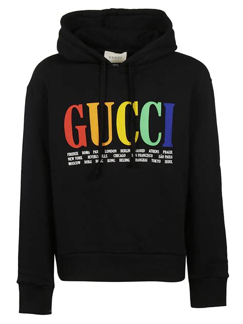 gucci multi color hoodie|Gucci hoodie cost.